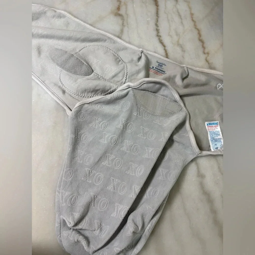 Gray Baby Swaddle OS